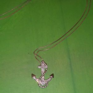 Anchor necklace earings ring